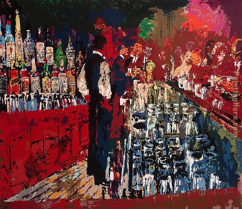 Leroy Neiman Chicago Key Club Bar